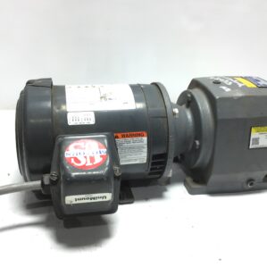 Boston Gear F842B-63K-B5-M1 Gear Reducer 60.38 Ratio w/US Electric Motor 3PH