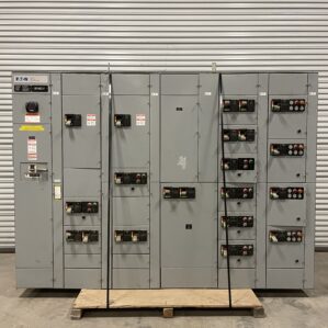 Eaton Freedom Series 2100 6-Section MCC Control Center 65000A 600V - 22 Buckets