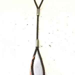 Sling Steel Wire Rope 5/8" x 3' Choker Sling Cable Lifting Rigging