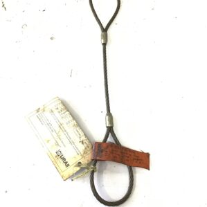Lift-All 1/4" Wire Rope Sling 19" Steel Cable Loop Choker Basket