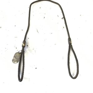 Lehigh LS-115-EE 3/8" x 4' Wire Rope Sling 6x37 FC Eye & Eye Lifting Cable
