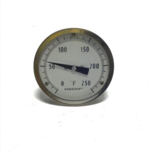 Ashcroft 7BA-93432-028 Bimetal Thermometer 3"In 1/2"NPT