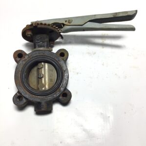 3" Sure Seal Butterfly Valve CF8M Stainless Disc Lug Style Lever Handle