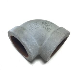 Galvanized Malleable Iron 90-Degree Elbow Fitting 1000 WOG