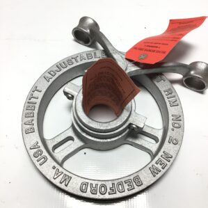 Babbitt Adjustable Sprocket Rim w/Chain Guide Size 2 for 7-3/4" to 9 Diam