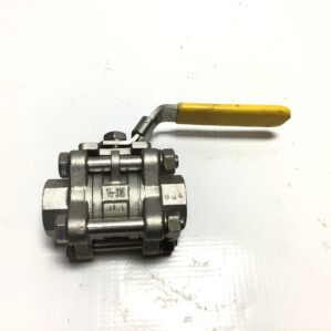 T.C.I. 3-Piece Ball Valve 1/2" 316 Stainless Steel 1000 WOG