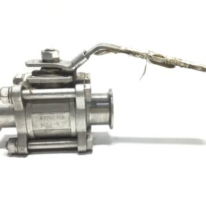 Astro Pak NC015 Tri Clamp Three Piece Sanitary Ball Valve 1-1/2"