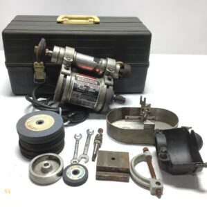 Themac J35 Precision Grinder 12000 RPM Tool Post Die Grinder w/ Case & Wheels