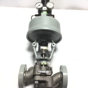 Masoneilan 2660 1" ANSI Class 150 Pneumatic Split Body Globe Control Valve 316SS