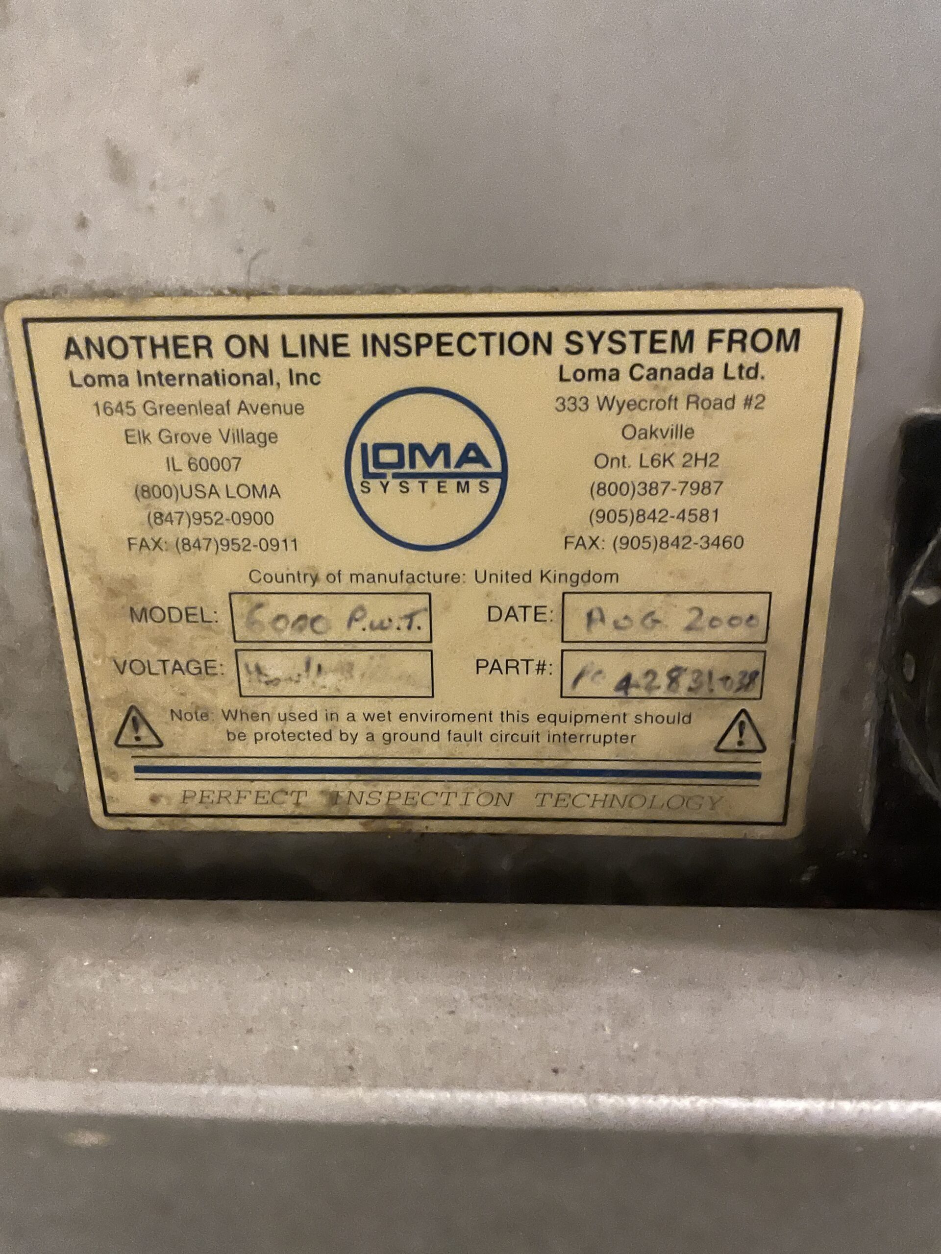 14"x4" Loma IQ Metal Detector w/ 6000 Series Scale on 10"x80"x28" Belt Conveyor - Image 3