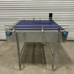 5' x 5' Powered Plastic Belt Conveyor - 48.5" Height 1HP 28/58RPM 460V 3PH