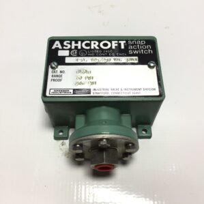 Ashcroft B464B Snap-Action Switch 60 PSI Range 500 PSI Proof