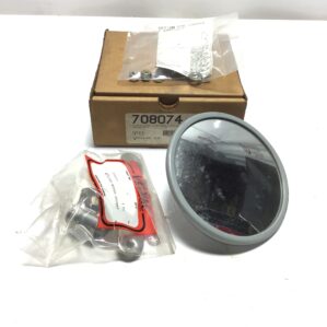 Velvac 708074 6" Round Convex Mirror Head Chrome Plated w/ Bracket Kit