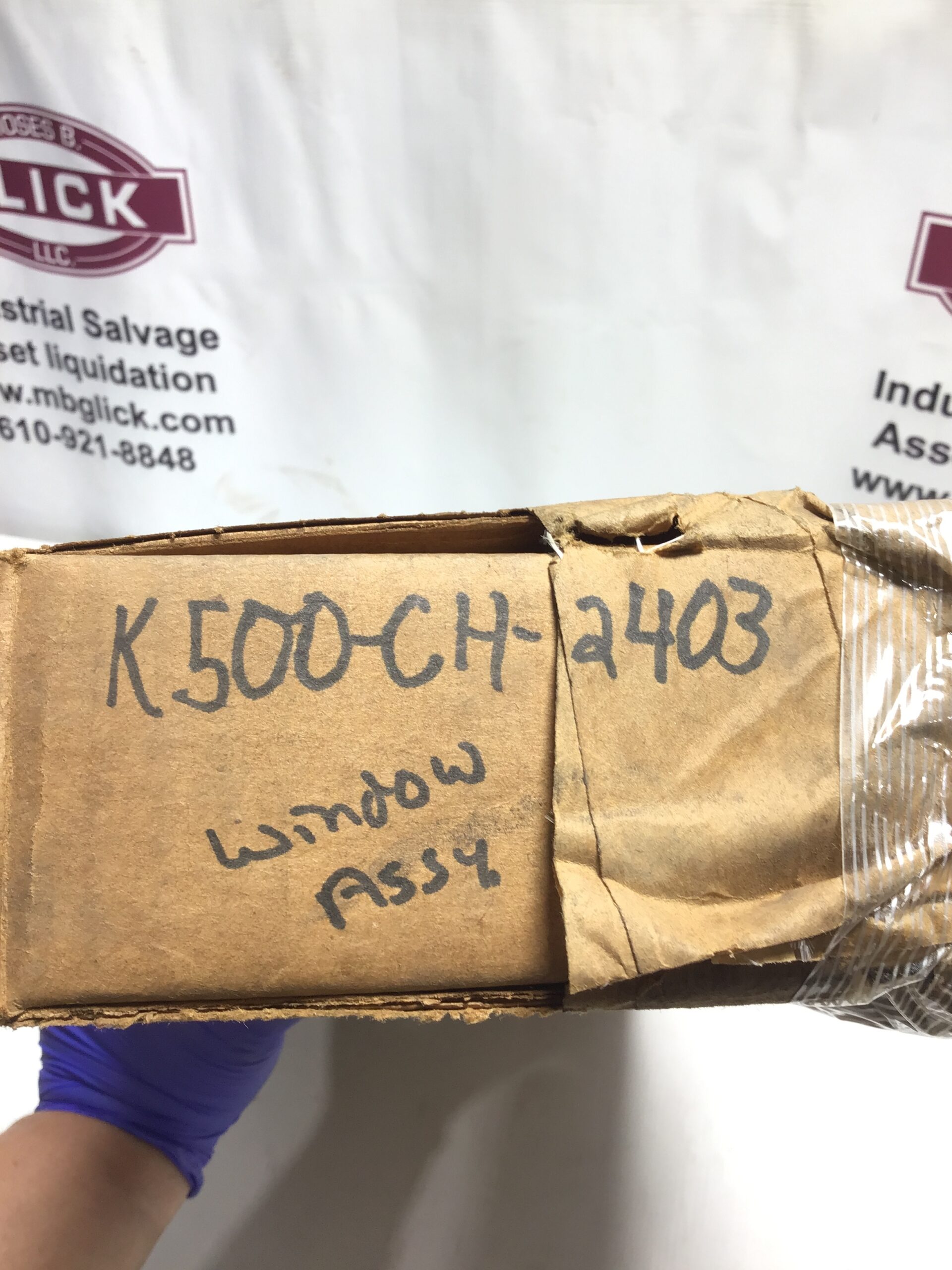 Kovatch K-500-CH-2403 LH Driver Side Window Assembly Cab Vent - Image 2