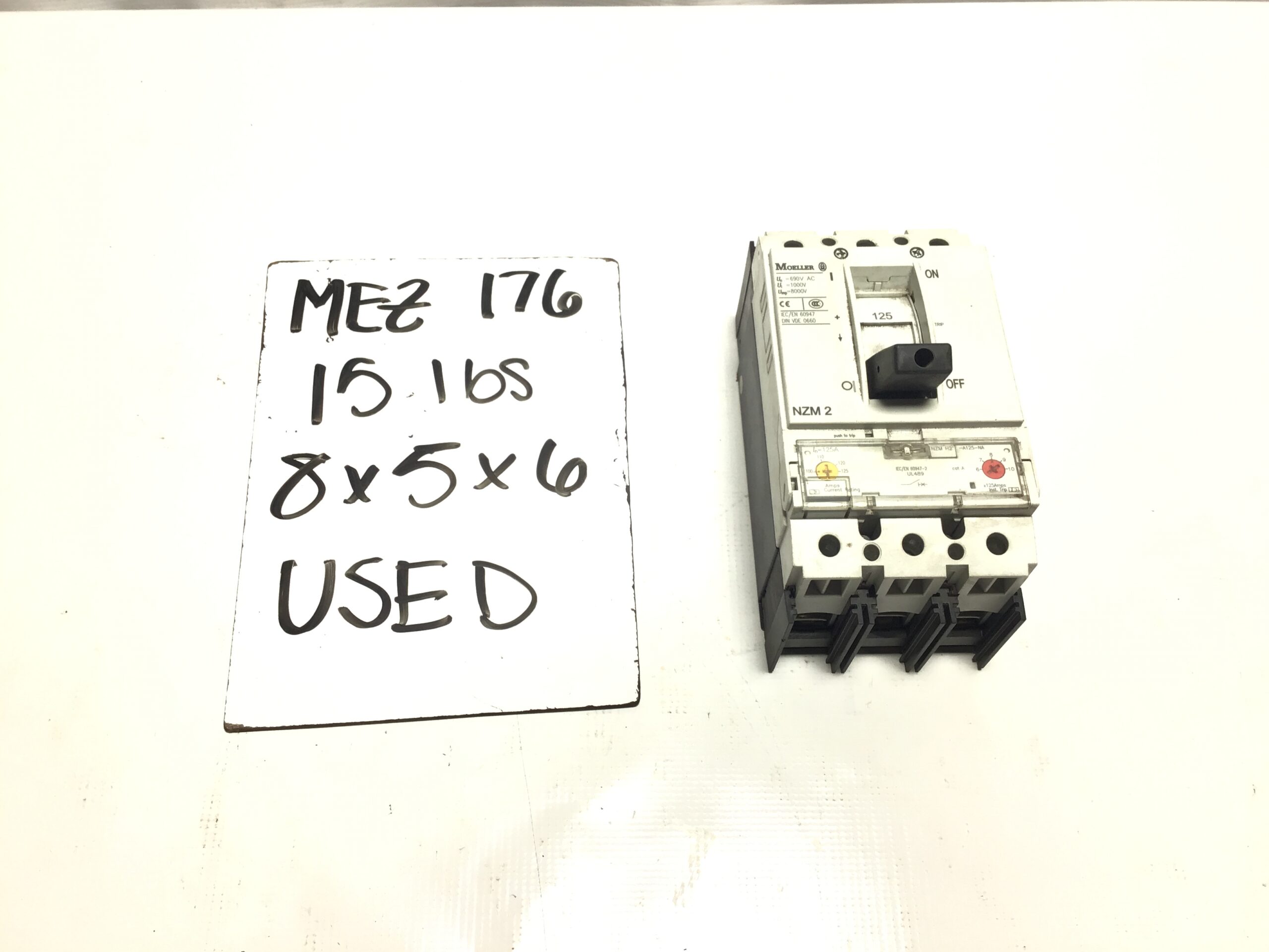 Moeller Eaton NZM2-H-A(F)15.125 3 Pole MCCB Circuit Breaker 125A 600V - Image 5
