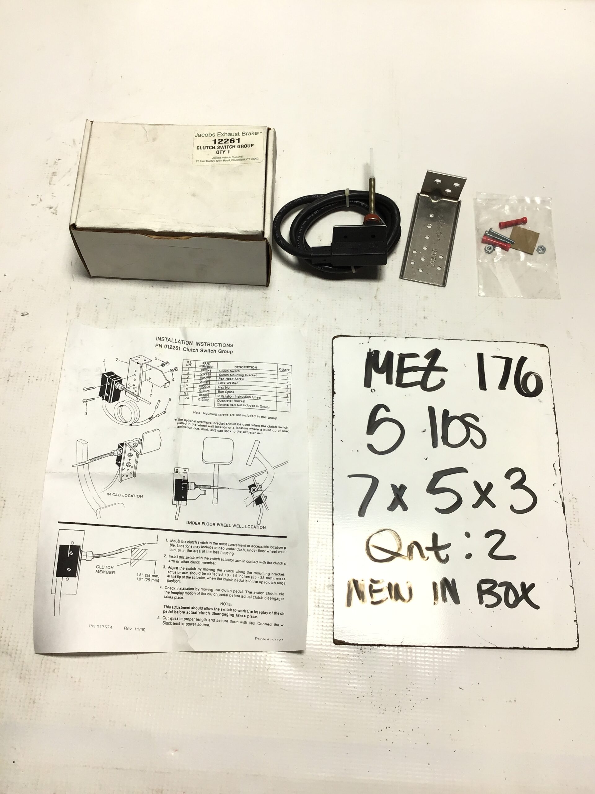 Jacobs 12261 Clutch Switch Group