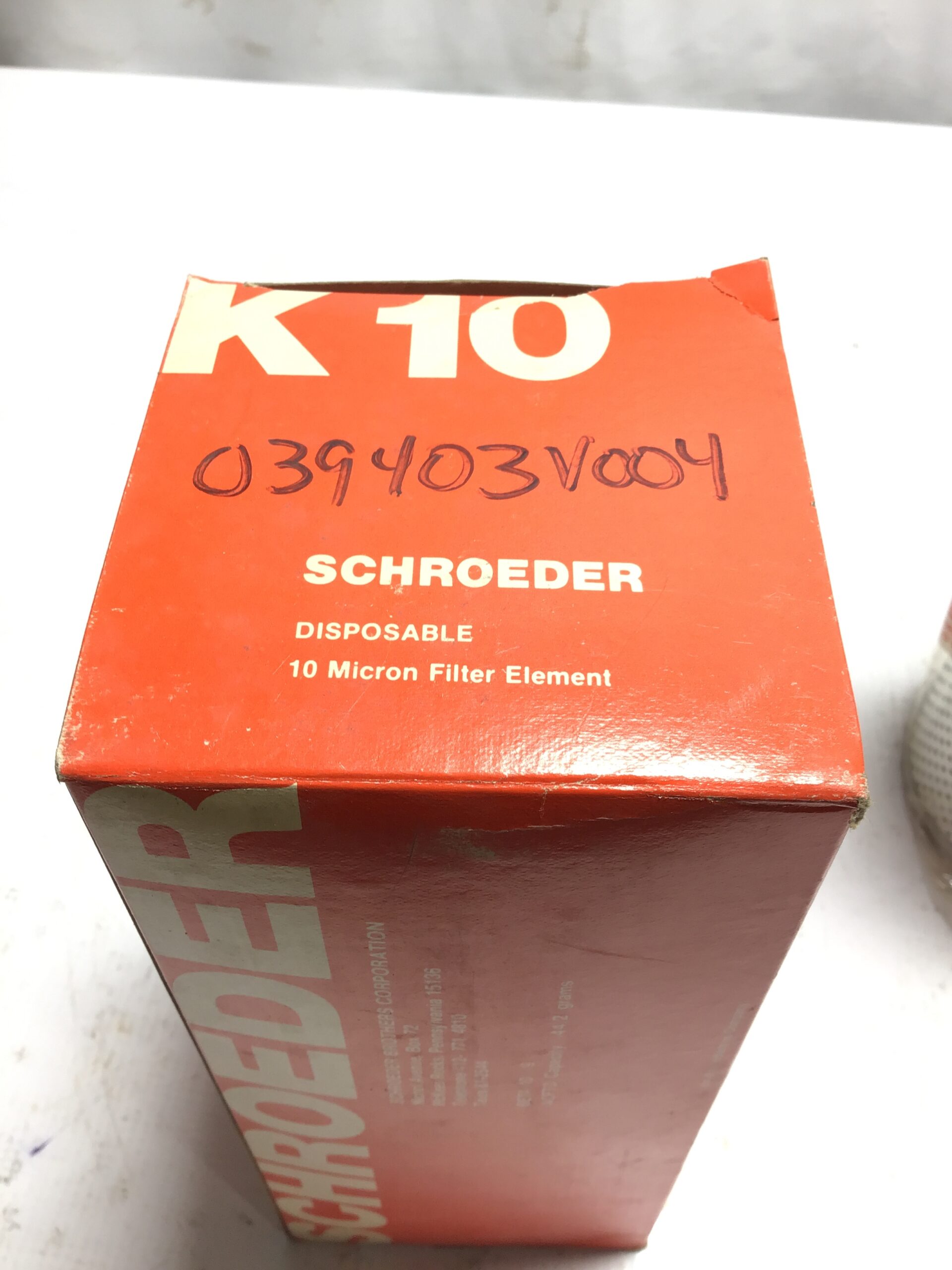 Schroeder K10 10 Micron Hydraulic Filter Element 7628674 OEM - Image 6