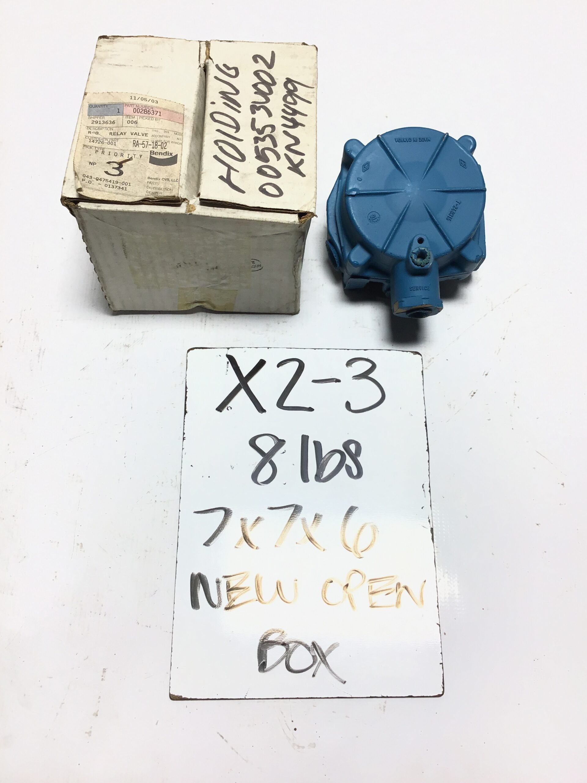Bendix R-8 Relay Valve 286371 00286371 14726-001 RA-57-18-02 Air Brake - Image 10