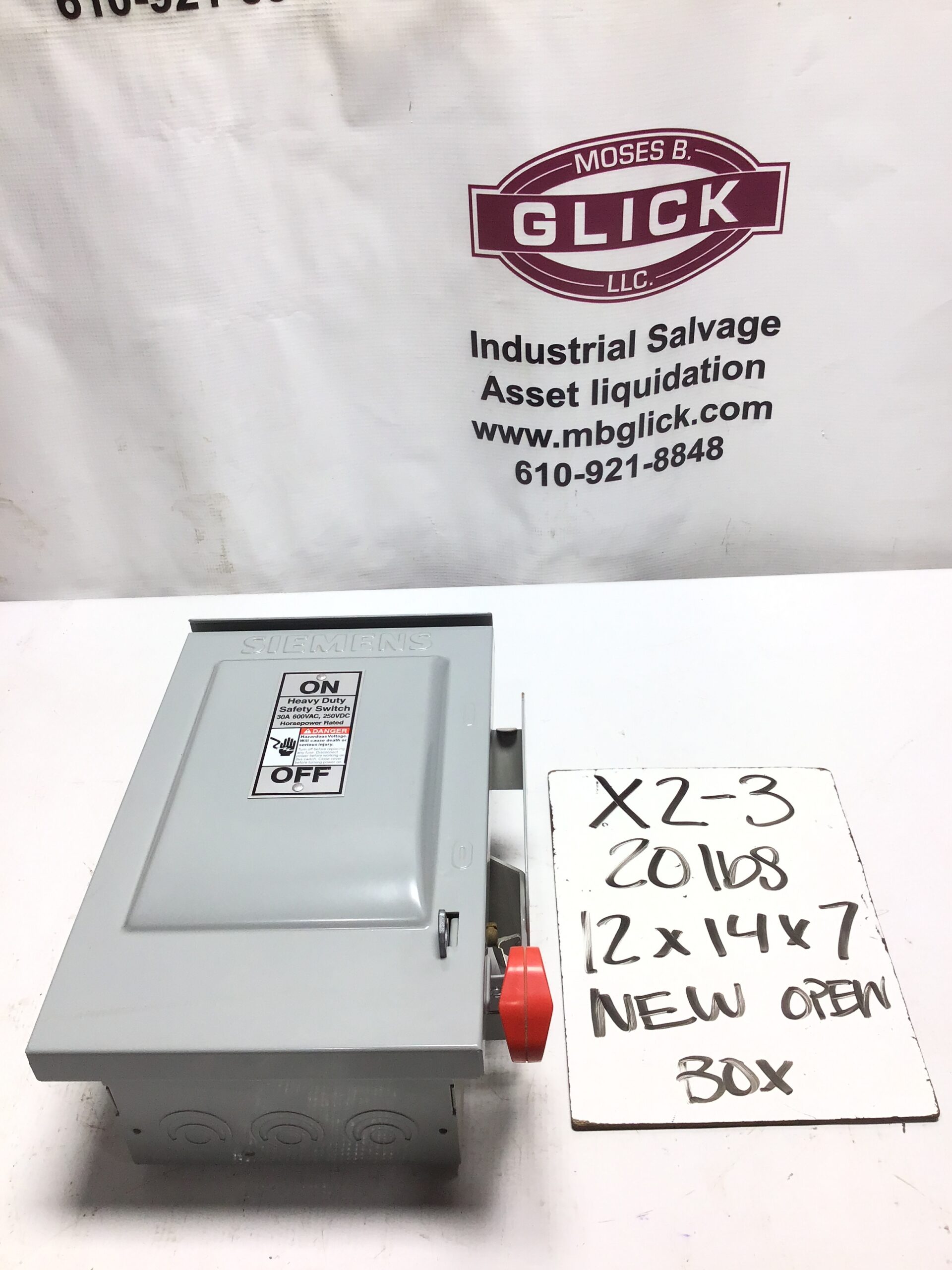 Siemens HNF361R Non-Fusible Heavy Duty Disconnect Safety Switch 3P 30A 600V - Image 9