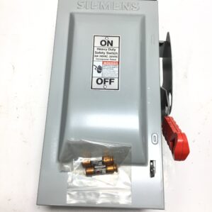 Siemens HF221NR Fusible Disconnect Heavy Duty Safety Switch 2-Pole 30A