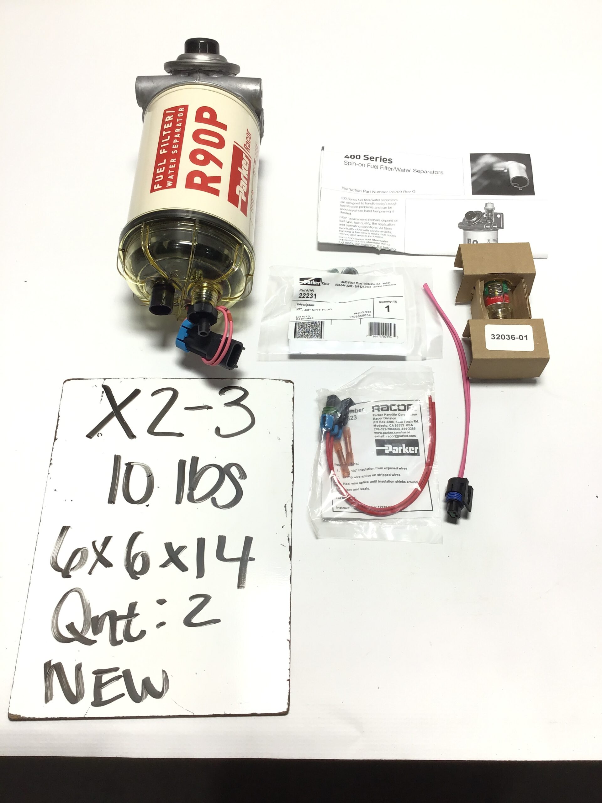 Parker Racor 490RP1230 Fuel Filter Water Separator R90P - Image 19
