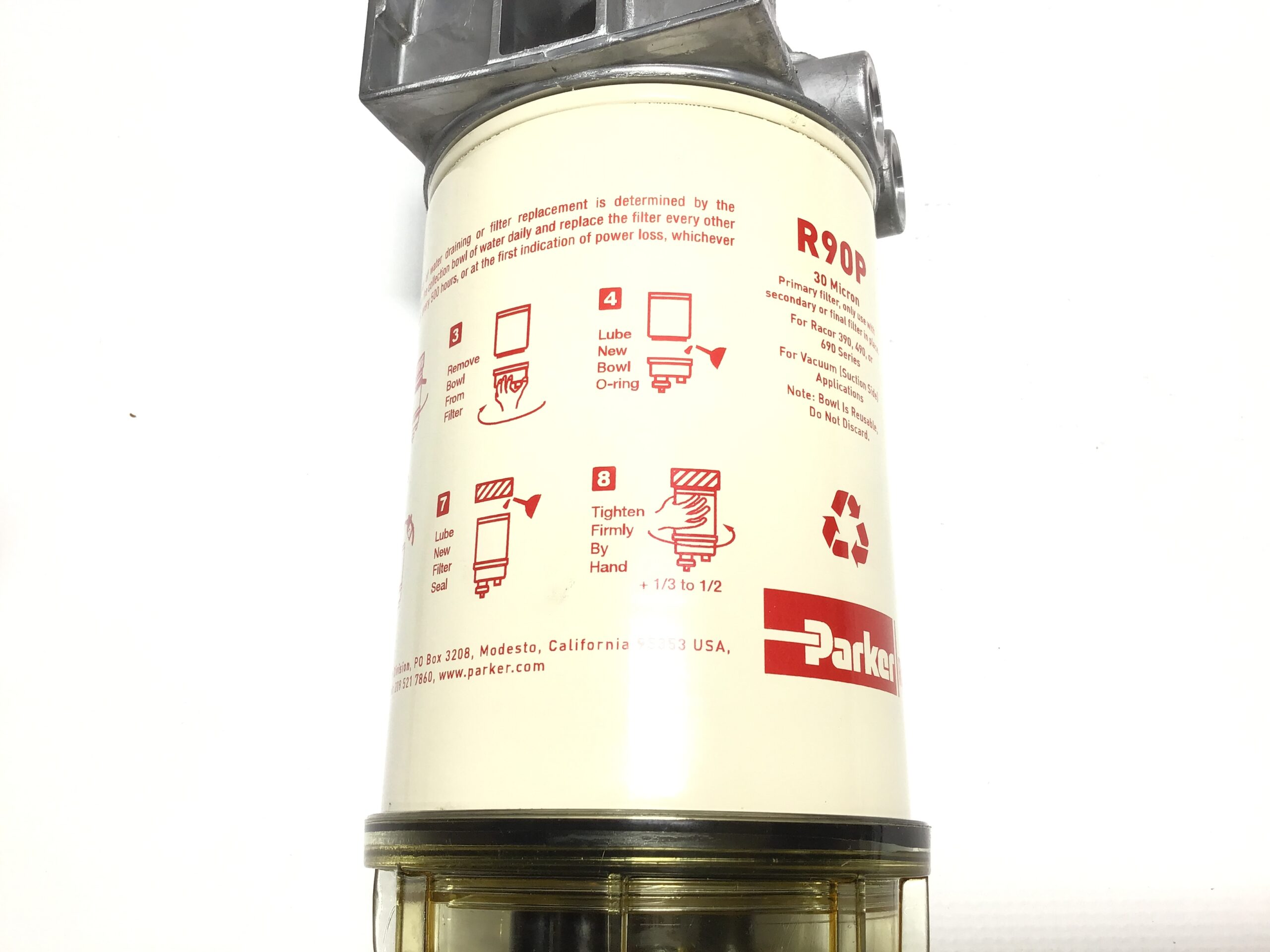 Parker Racor 490RP1230 Fuel Filter Water Separator R90P - Image 9