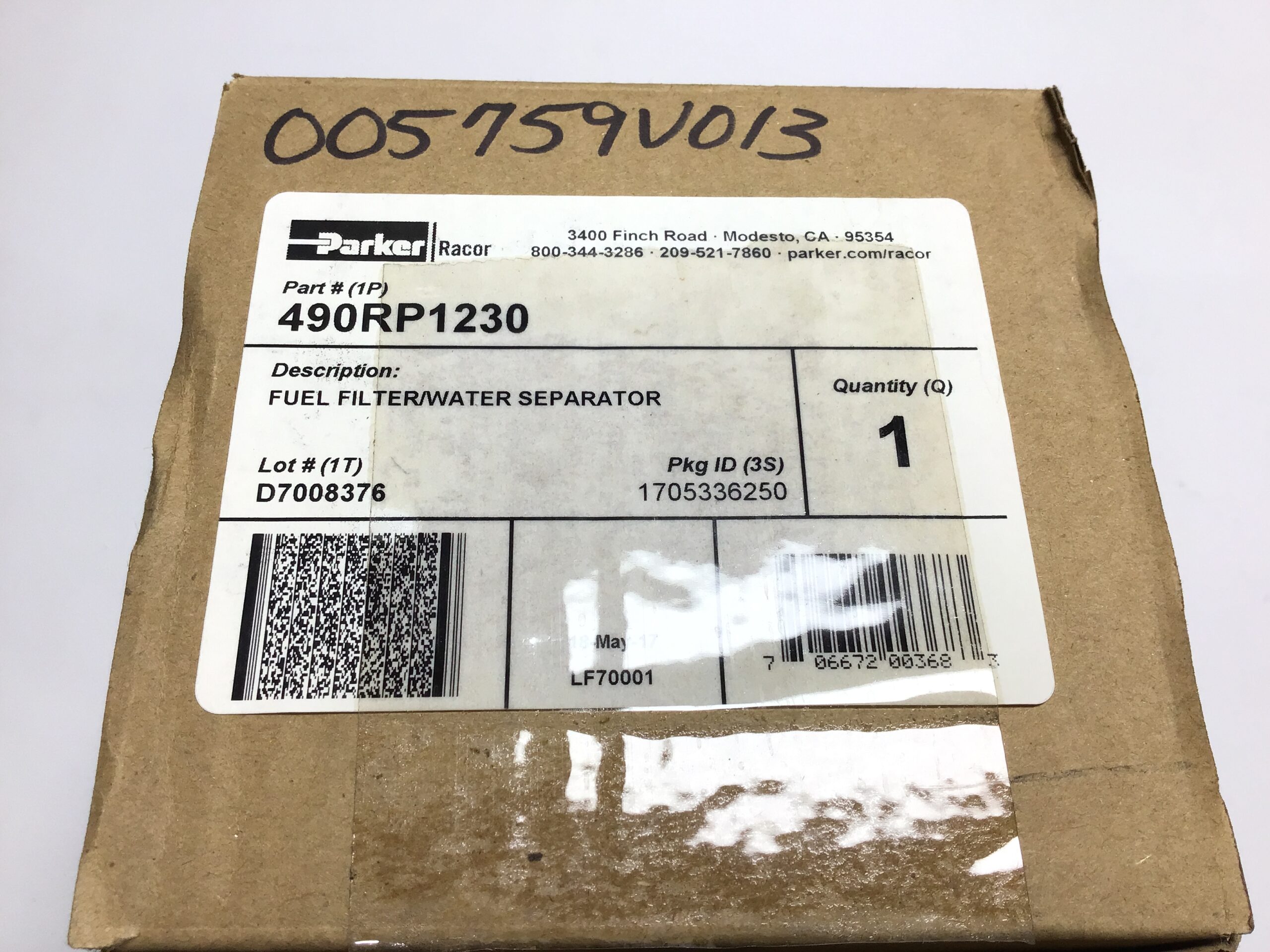Parker Racor 490RP1230 Fuel Filter Water Separator R90P - Image 2