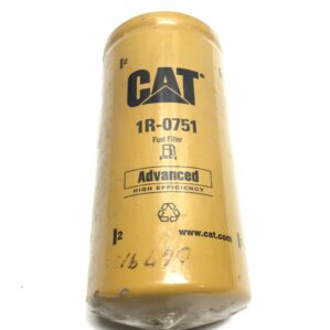 CAT 1R-0751 Advanced High Efficiency Fuel Filter Genuine Caterpillar Spin-On