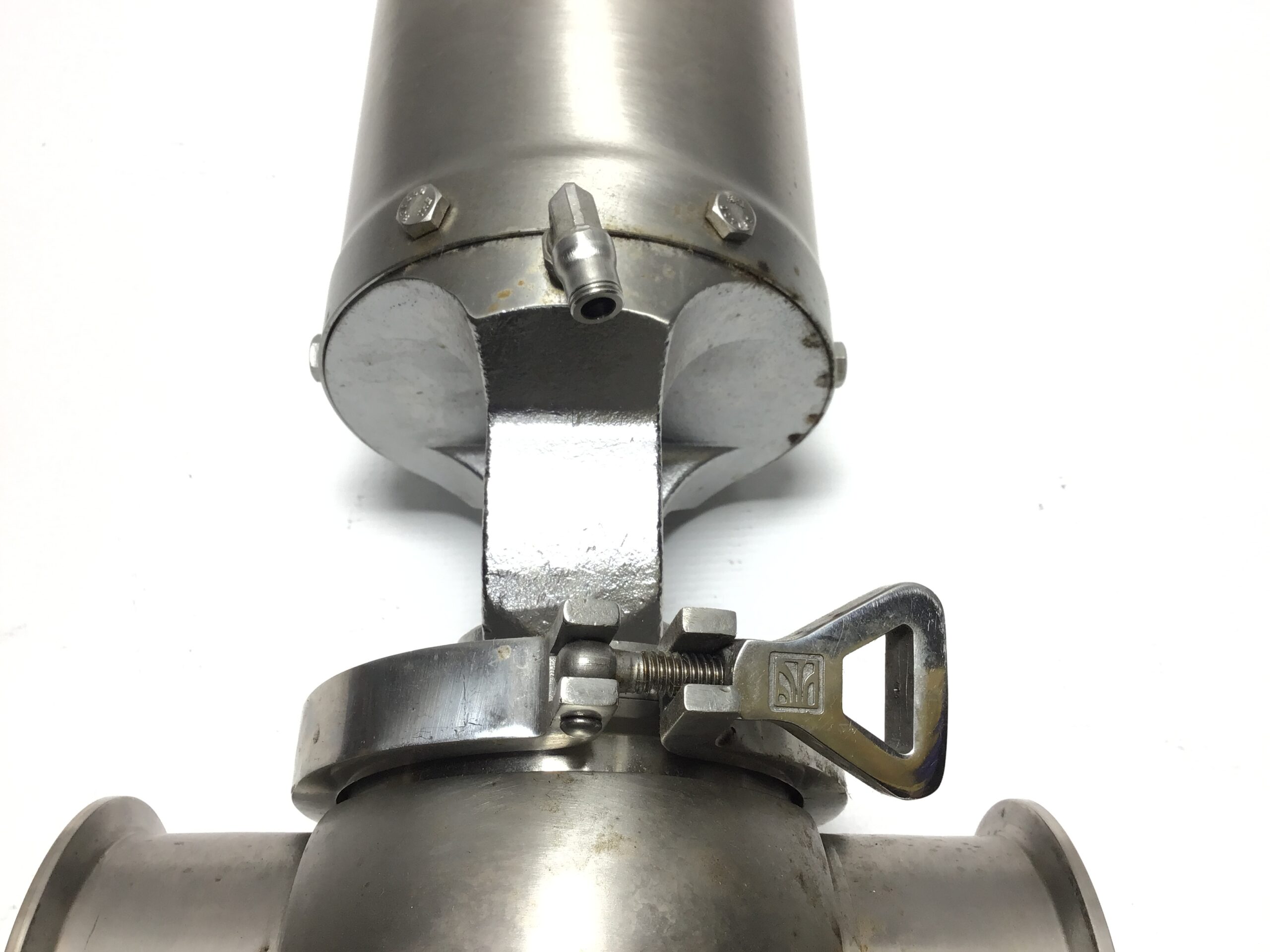 Waukesha Cherry-Burrell 373076 W616 3" Sanitary Valve Pneumatic Actuator Diverter Valve - Image 10