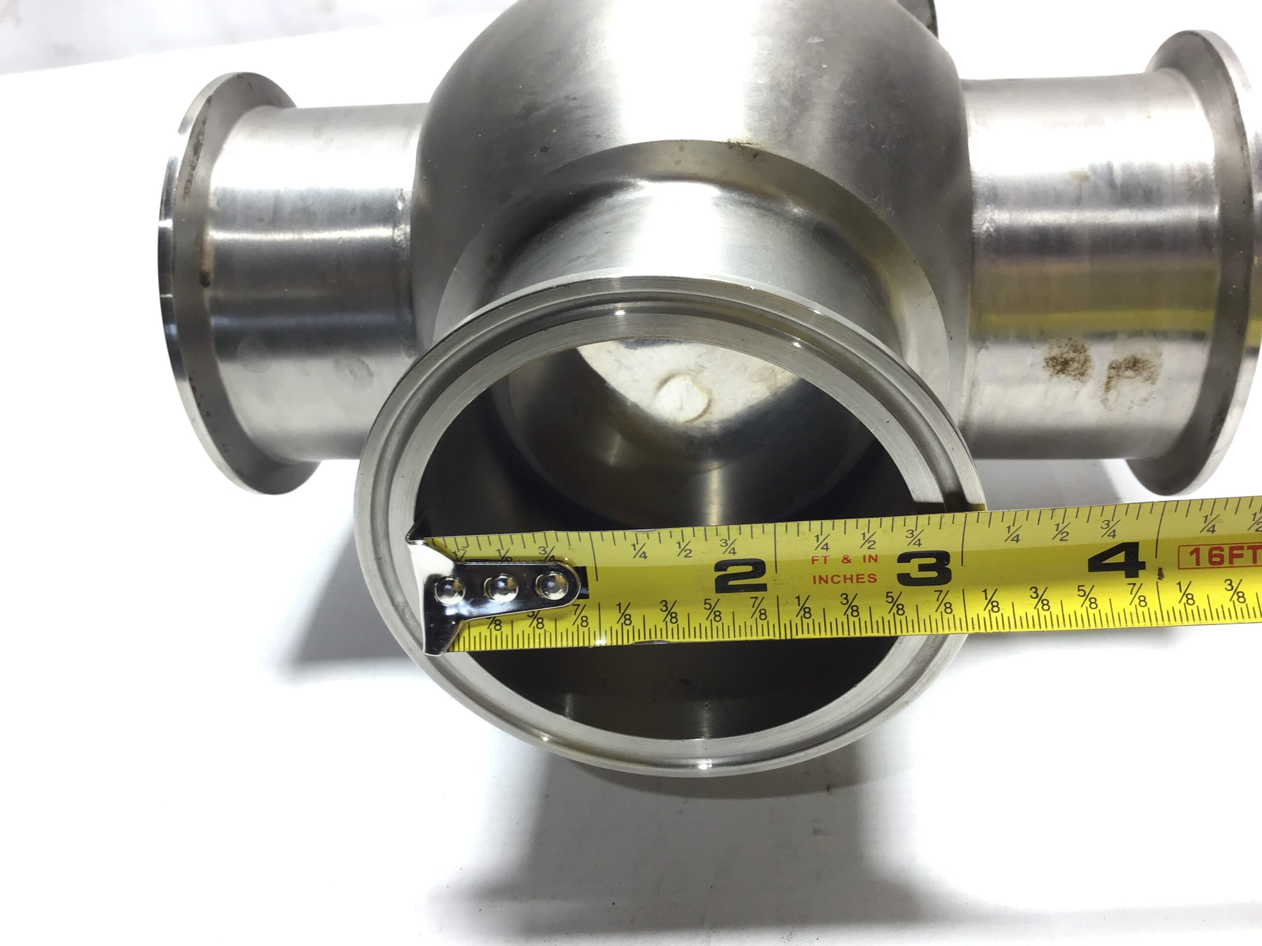 Waukesha Cherry-Burrell 373076 W616 3" Sanitary Valve Pneumatic Actuator Diverter Valve - Image 8