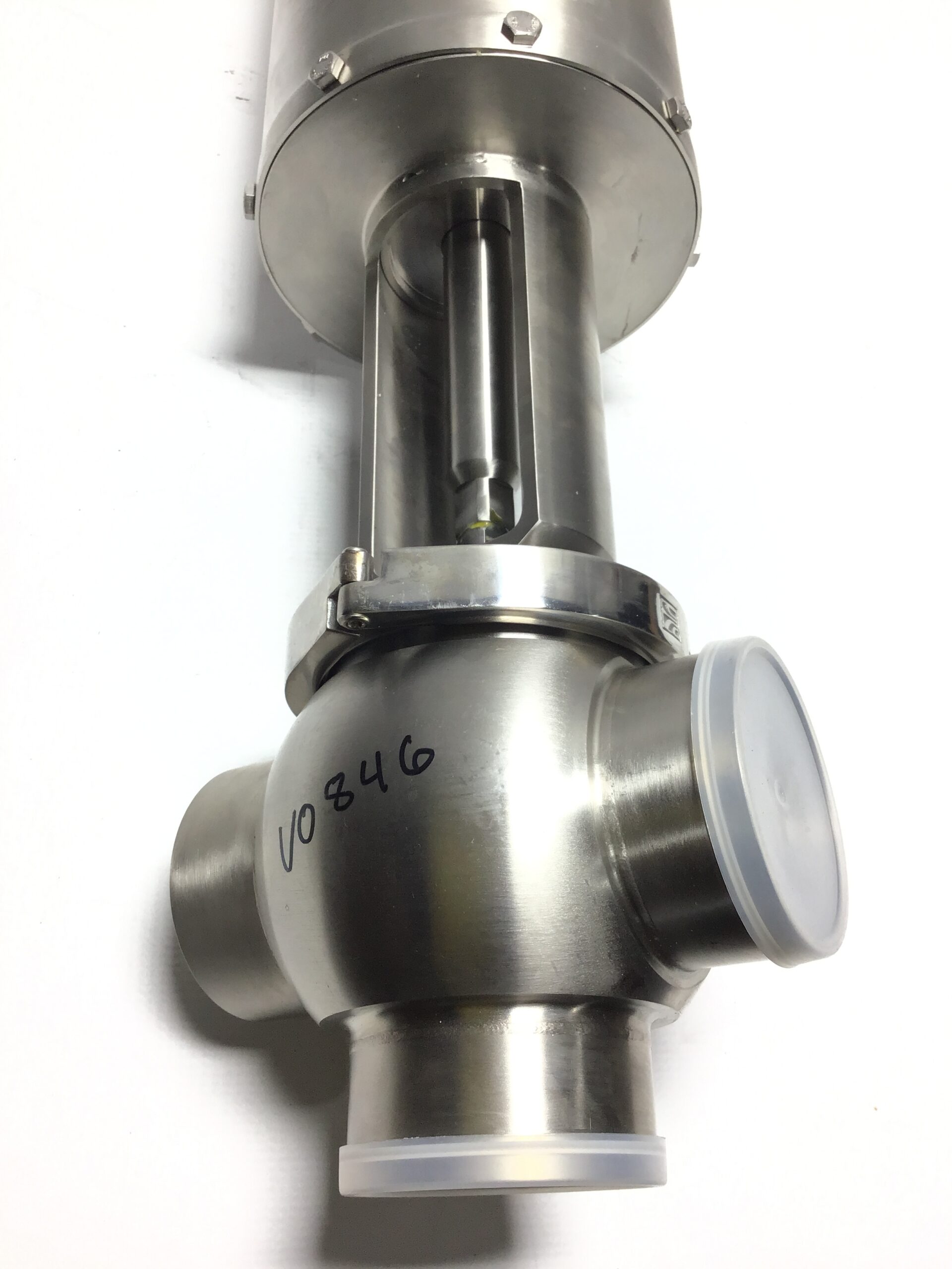 Waukesha Cherry-Burrell W61 3" Buttweld Sanitary Single Seat Valve Shut-Off Valve - Image 9