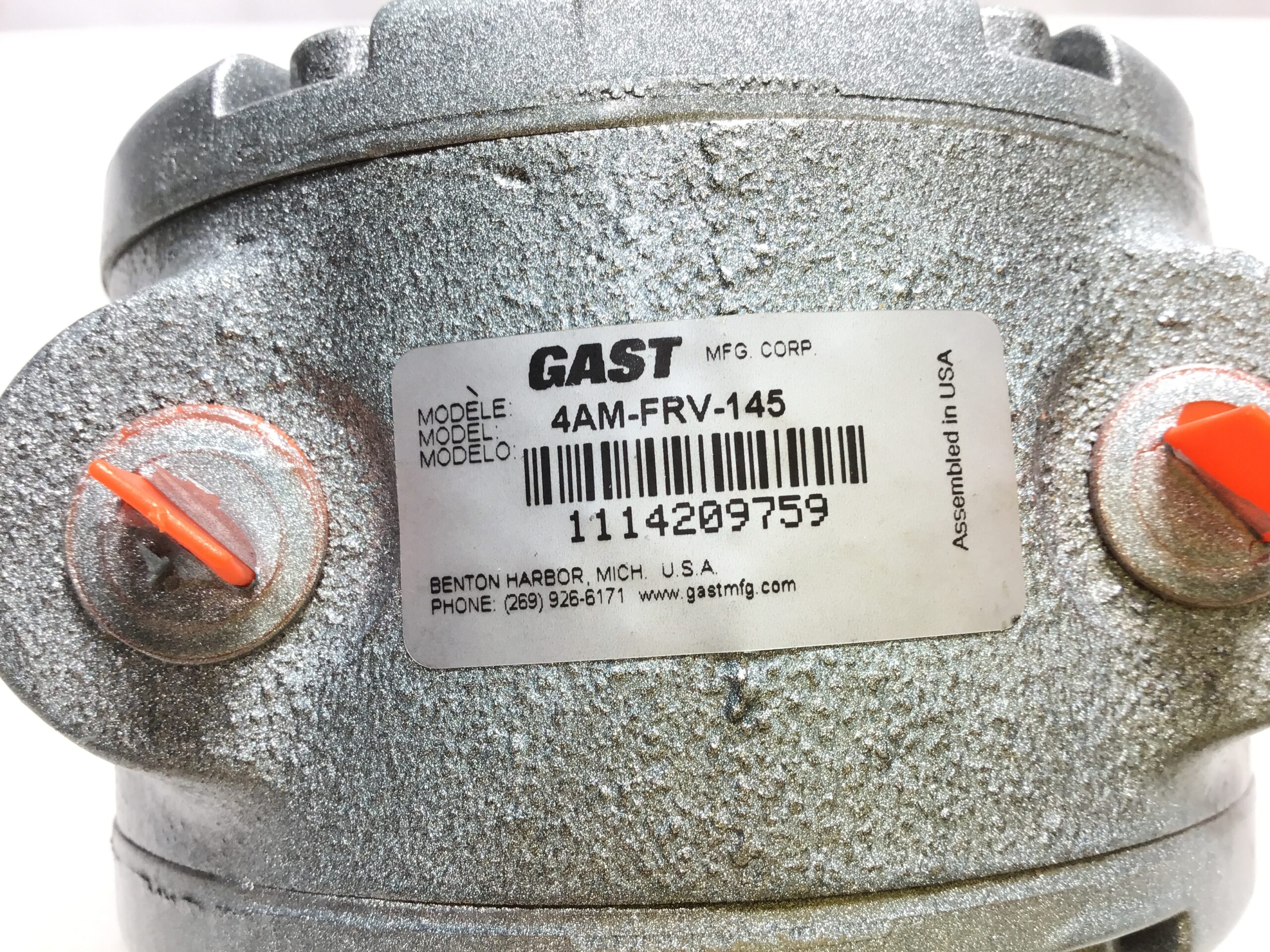 GAST 4AM-FRV-145 Pneumatic Air Motor Rotary Vane Reversible ATEX Ex T4 - Image 5