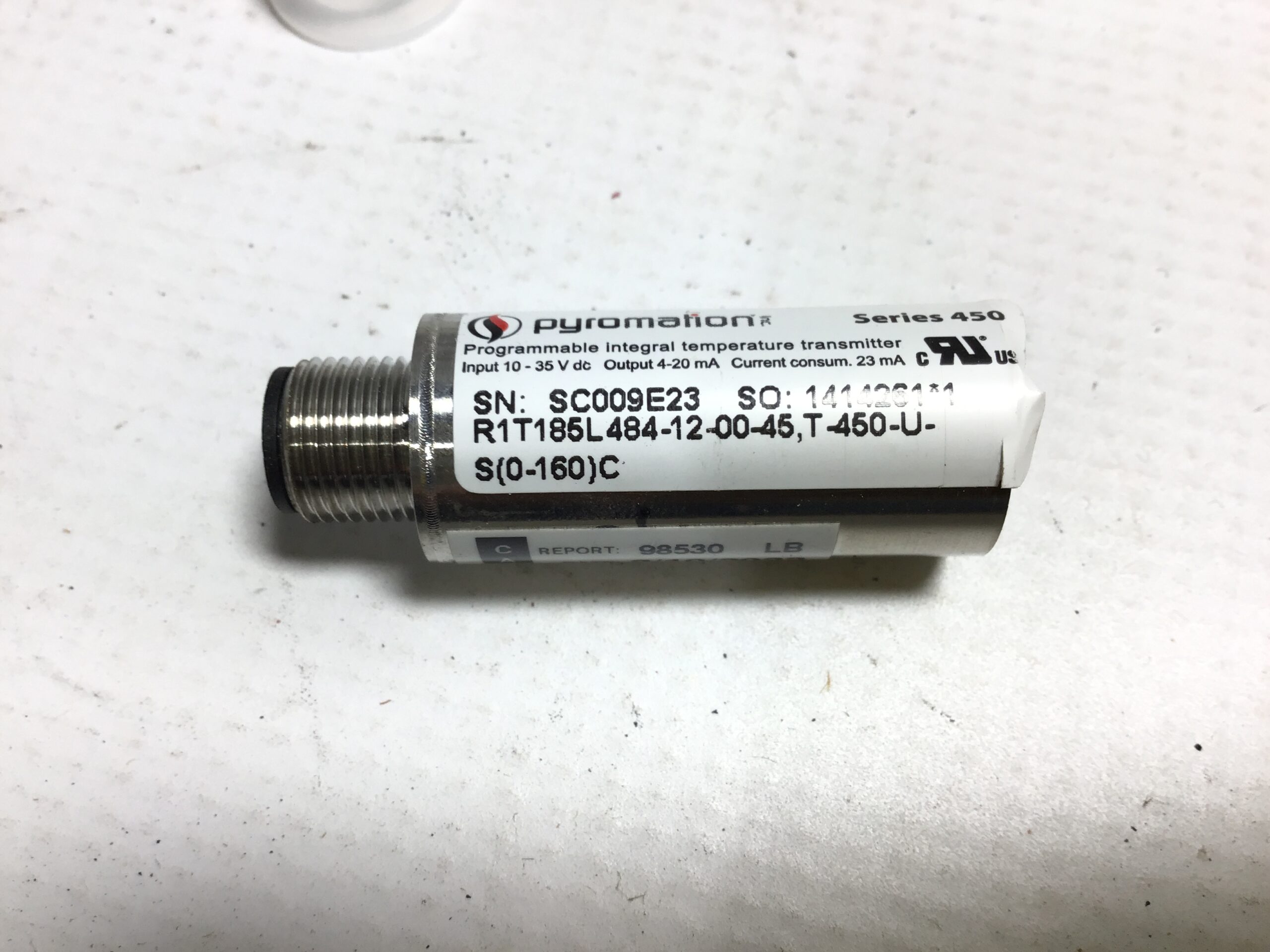 Pyromation R1T185L484 Series 450 RTD Temperature Transmitter 4-20mA Pt100 - Image 3