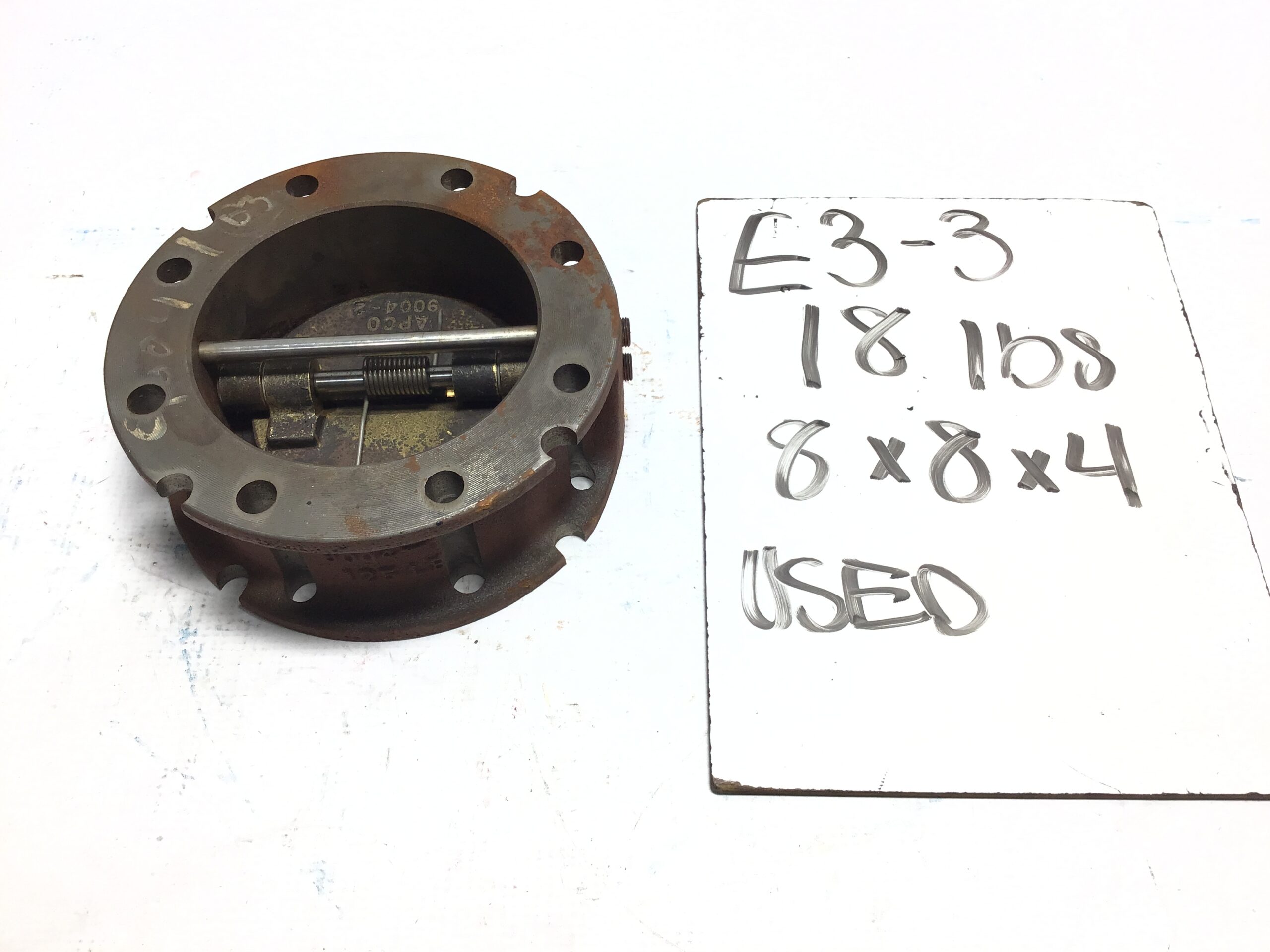 APCO 9004-2 125 LB 4" Dual Plate Wafer Check Valve Industrial Flanged - Image 7