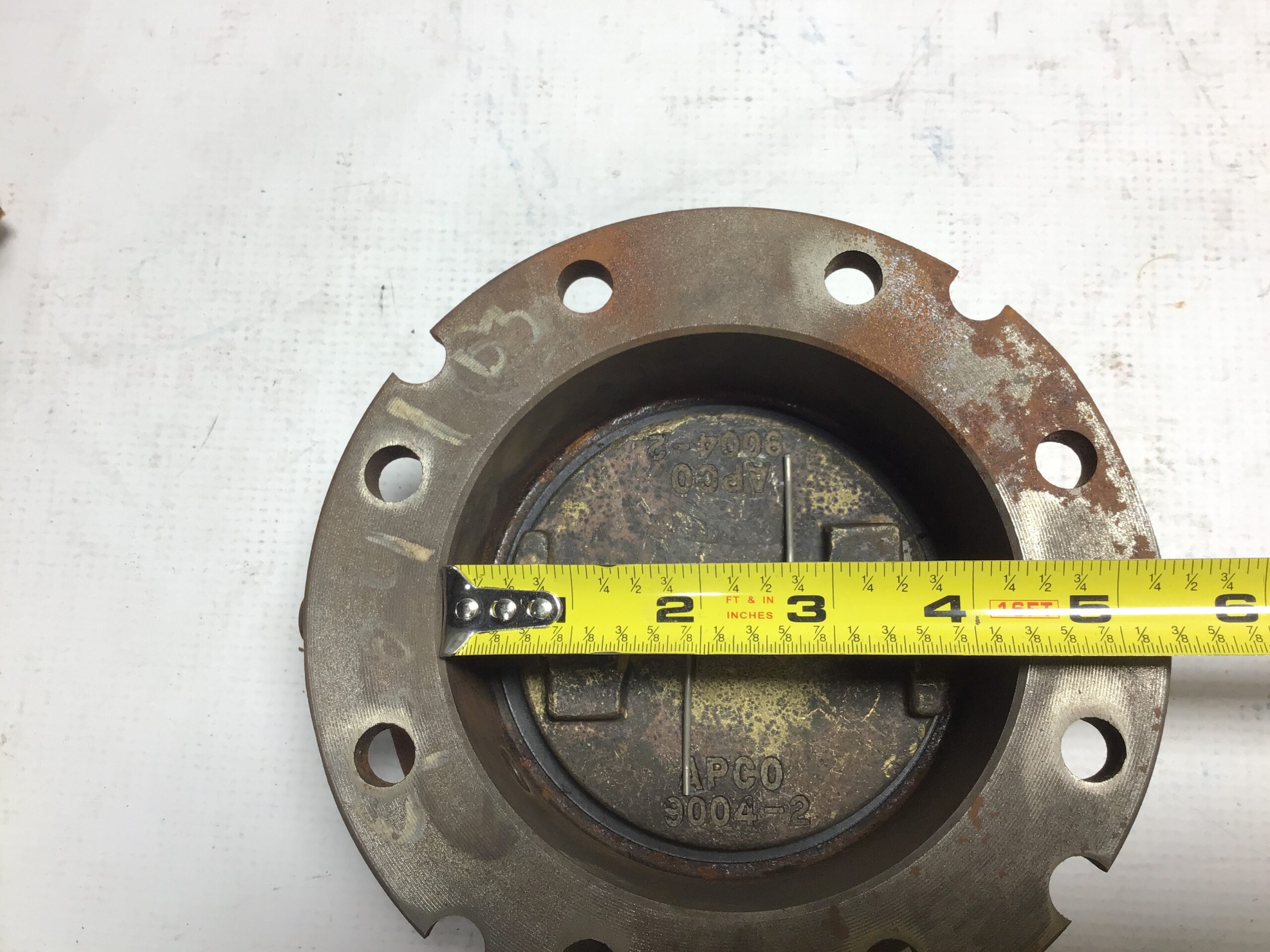 APCO 9004-2 125 LB 4" Dual Plate Wafer Check Valve Industrial Flanged - Image 4