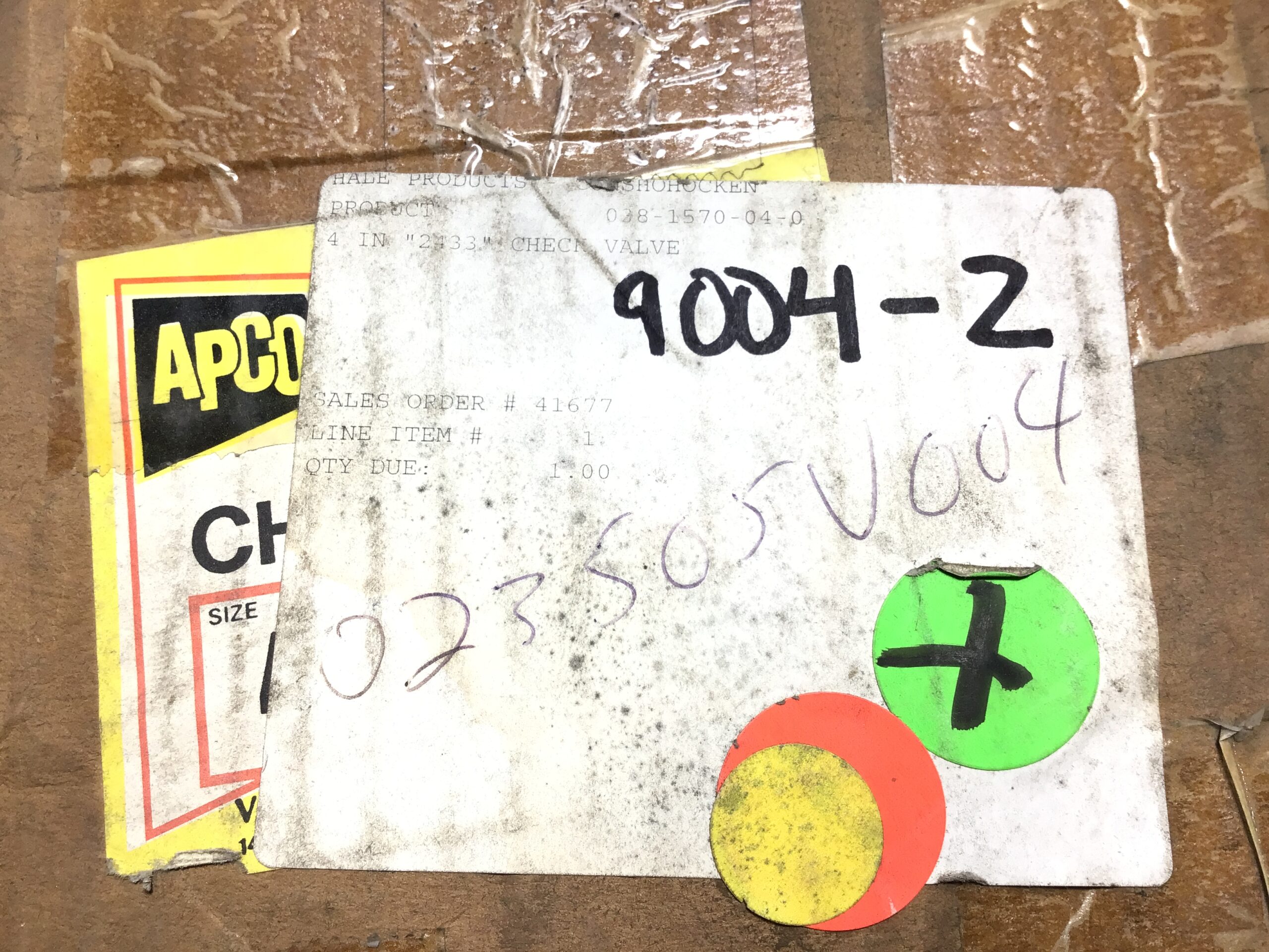 APCO 9004-2 125 LB 4" Dual Plate Wafer Check Valve Industrial Flanged - Image 6
