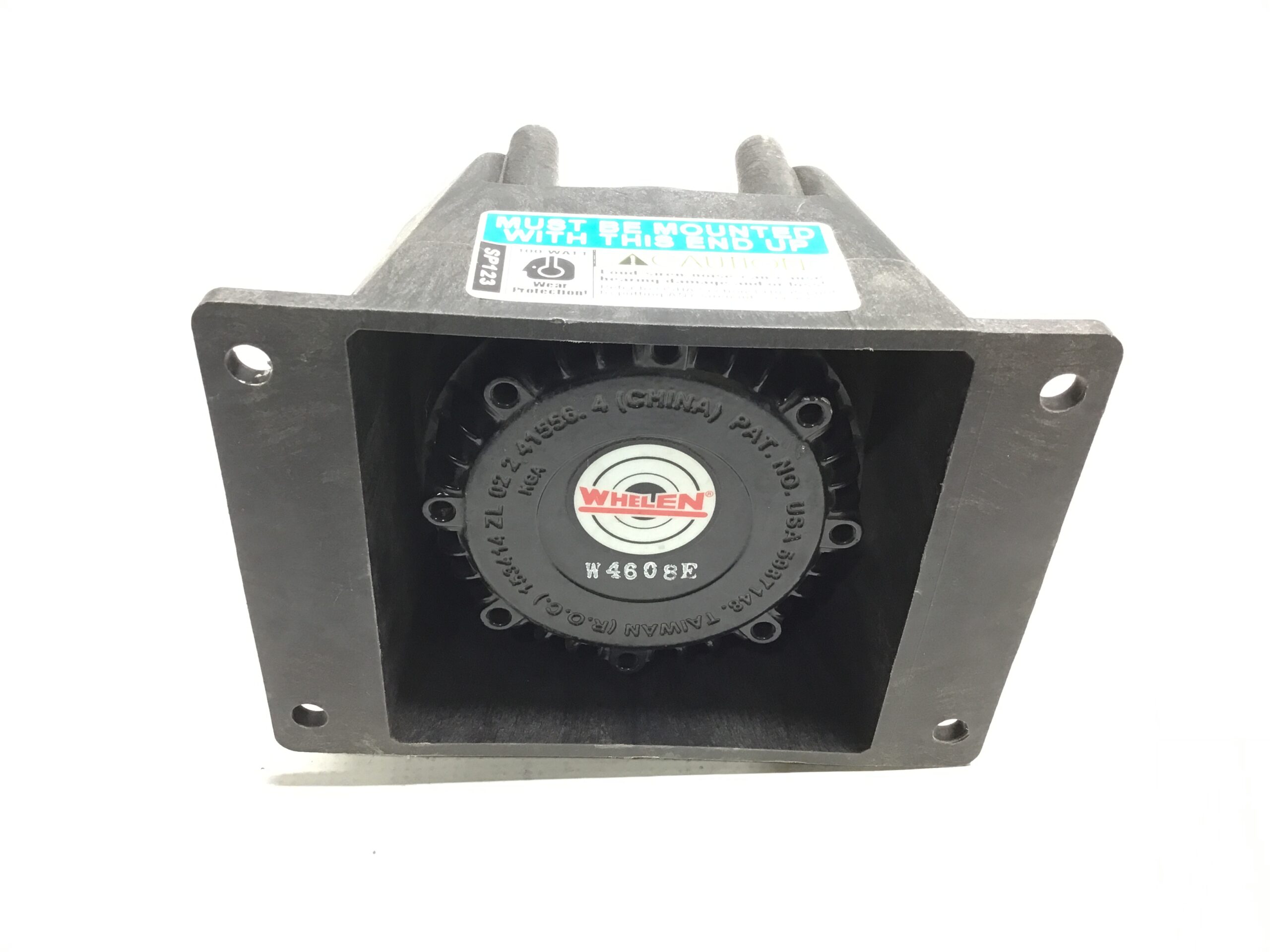Whelen W4608E 040991V002 100 Watt Black Siren Speaker Emergency Vehicle