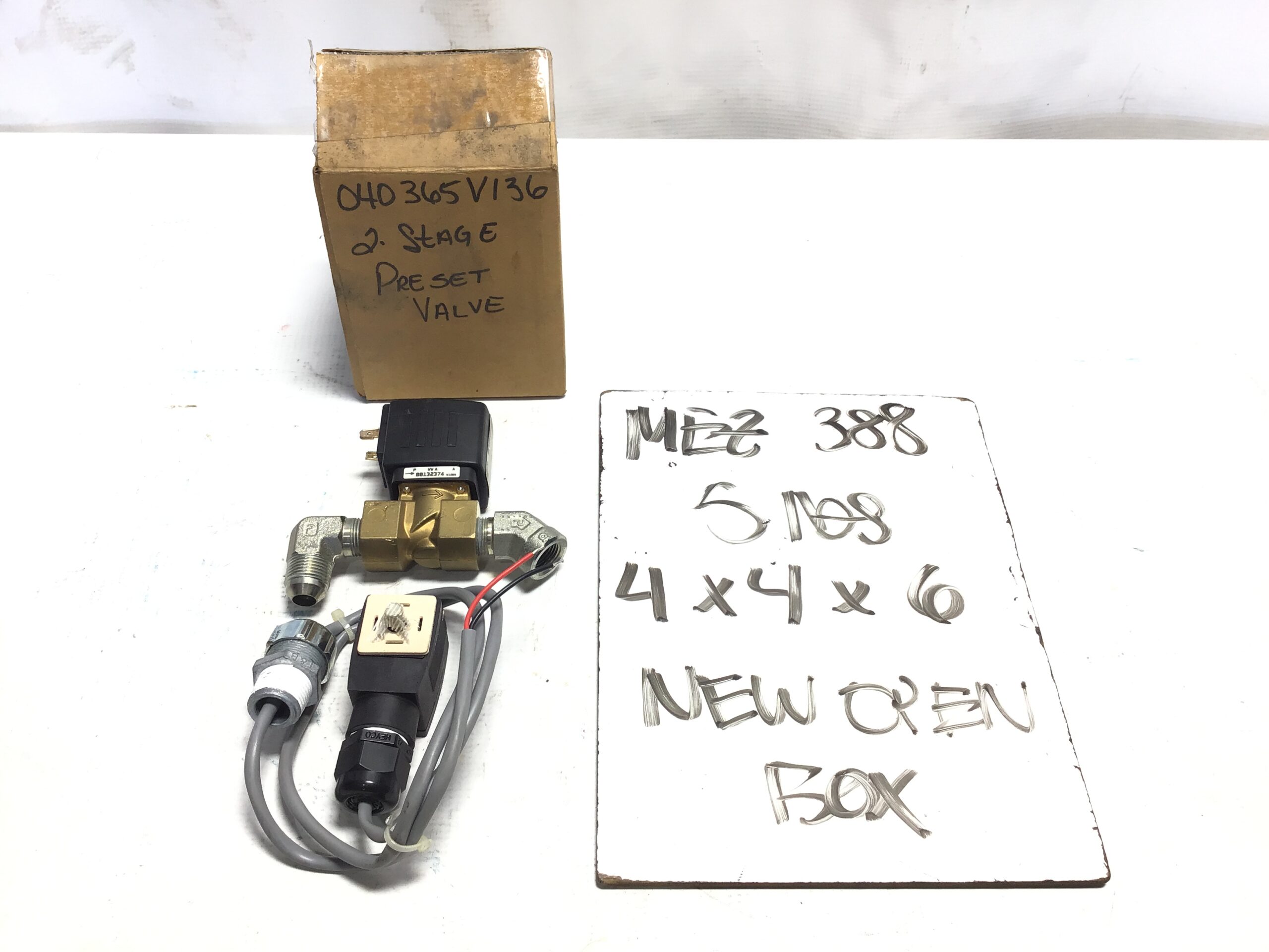 Burkert 98104938 2-Stage Preset Valve 3/8"NPT