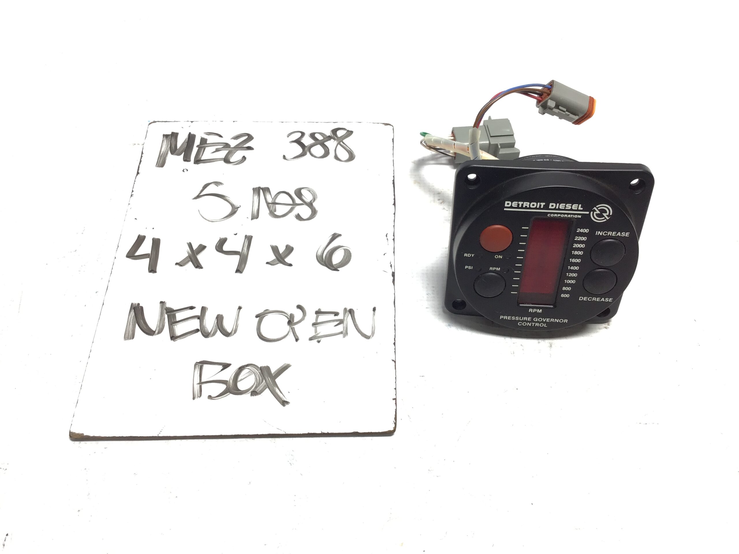 Detroit Diesel 1507 Pressure Governor Control Panel .4A