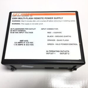 CODE 3 PSE235 235H Multi-Flash Remote Power Supply 35W 12/24V Strobe