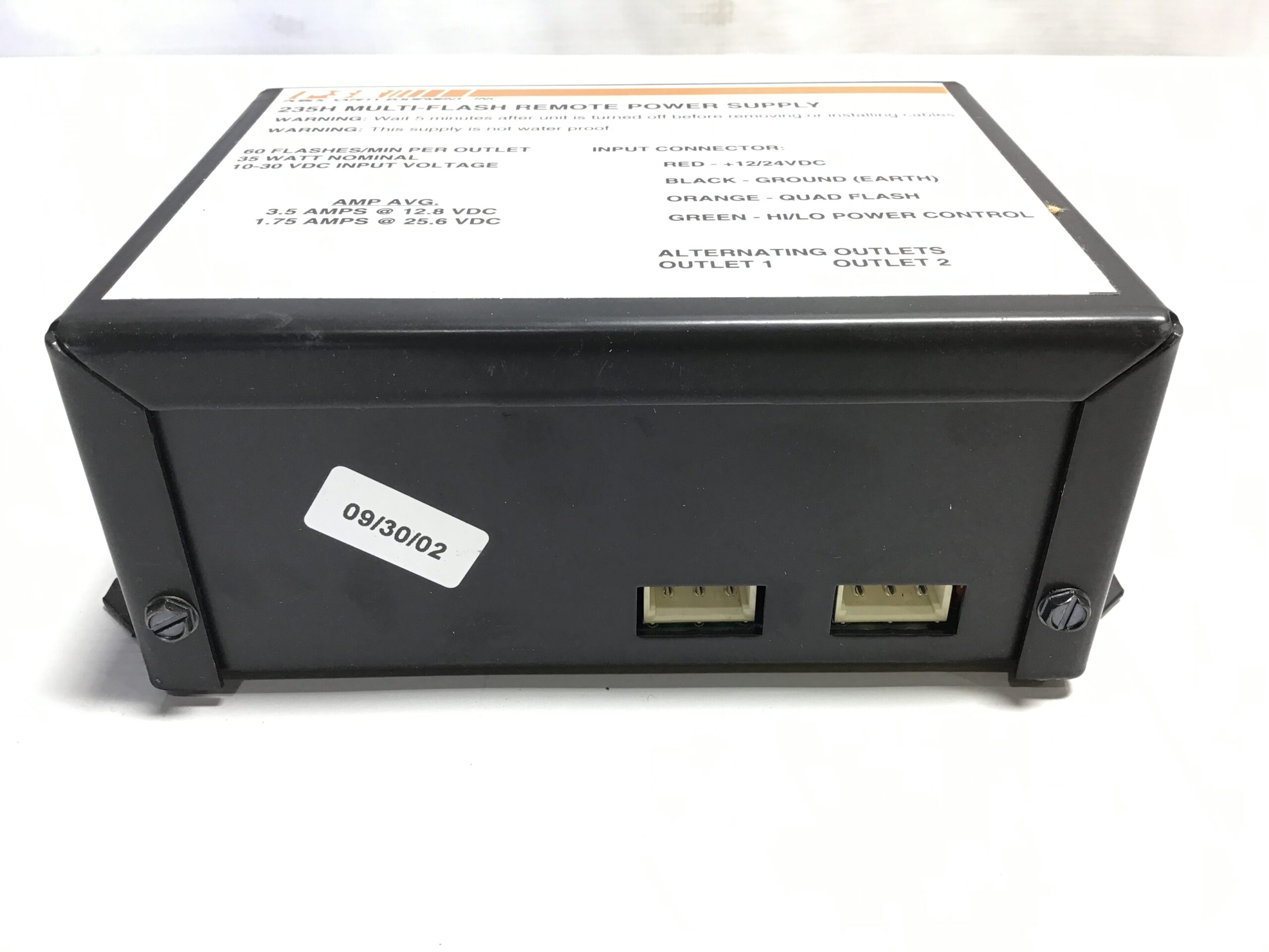 CODE 3 PSE235 235H Multi-Flash Remote Power Supply 35W 12/24V Strobe - Image 2