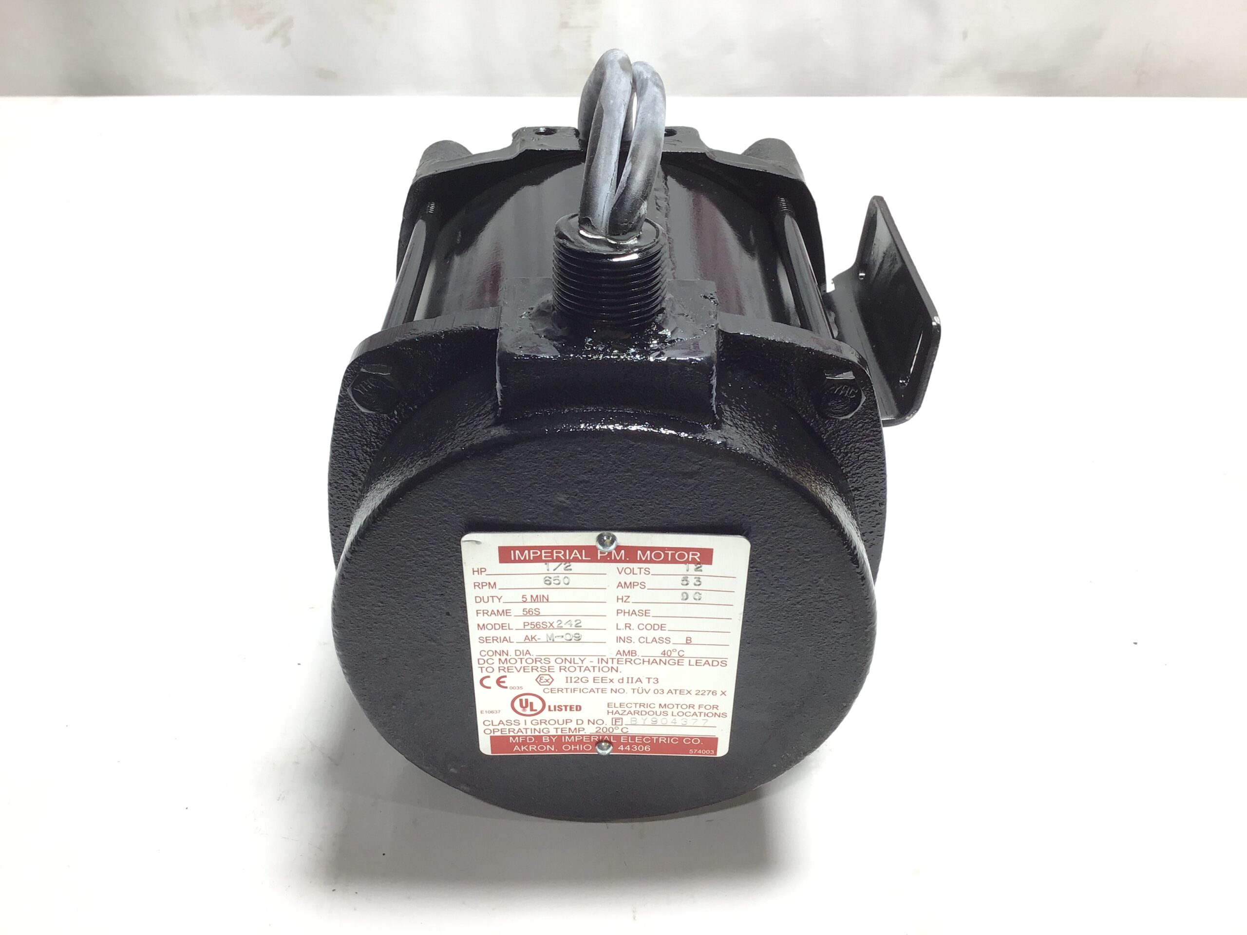 Imperial P56SX242 Permanent Magnet Motor 1/2 HP 53 A