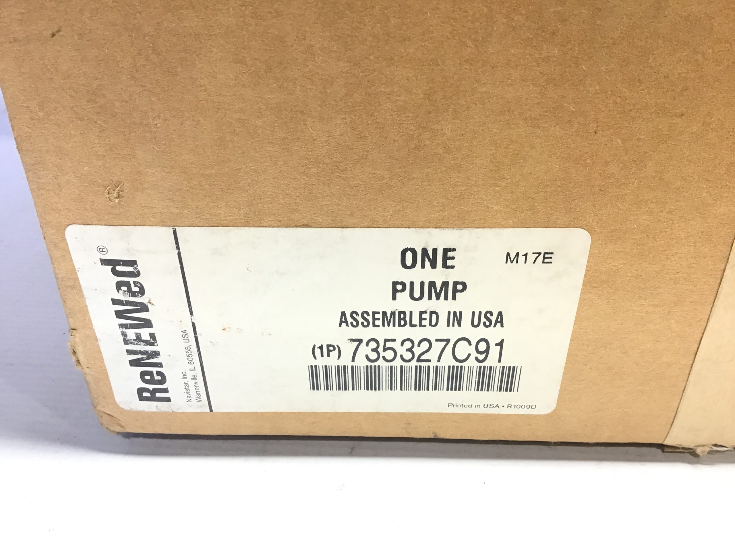 International Navistar DT466 DT360 Water Pump 735327C91 w/Gasket - Image 2