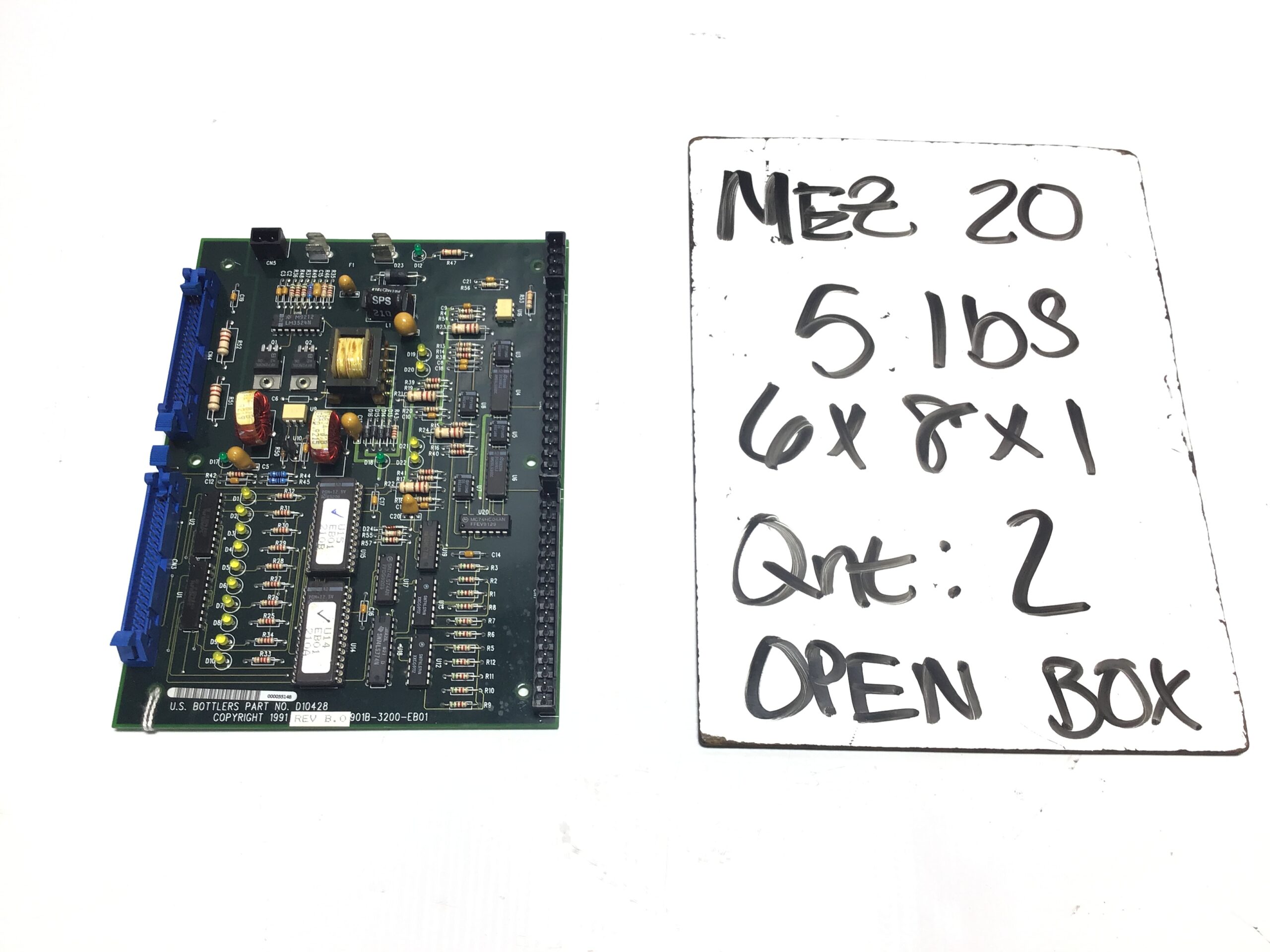 U.S. Bottlers D10428 PCB Control Board 901B-3200-EB01 - Image 10