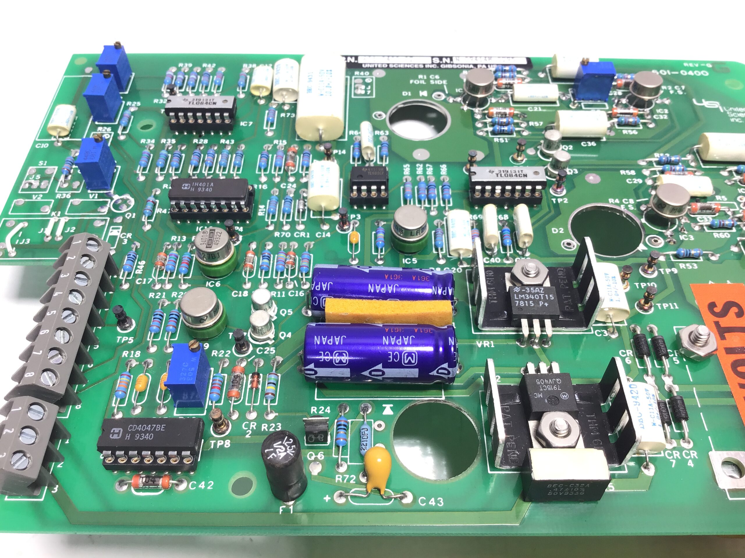 United Sciences Inc 601-0400-02 Rev G PCB Board 115V Signal Transformer PC - Image 5