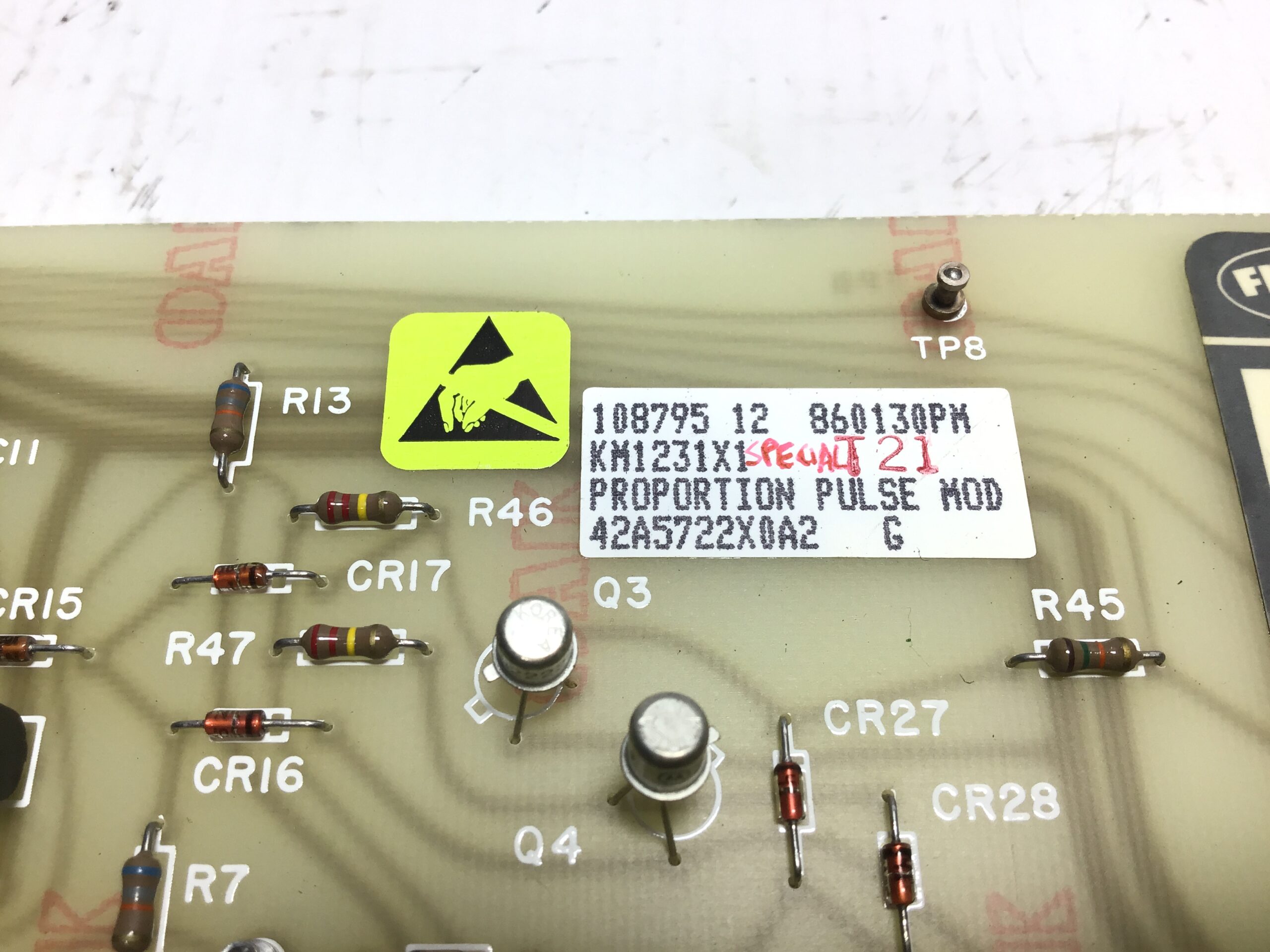 Fisher Controls KM1231 Proportional Pulse Module PCB 42A57220C - Image 2