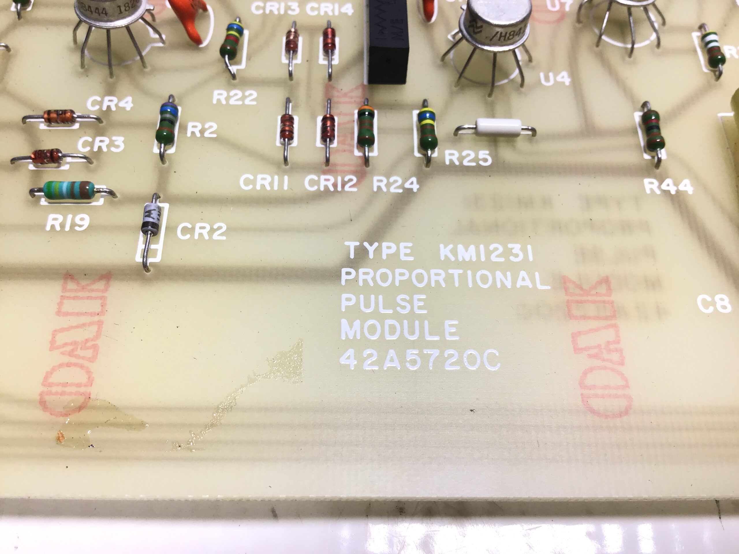 Fisher Controls KM1231 Proportional Pulse Module PCB 42A57220C - Image 7