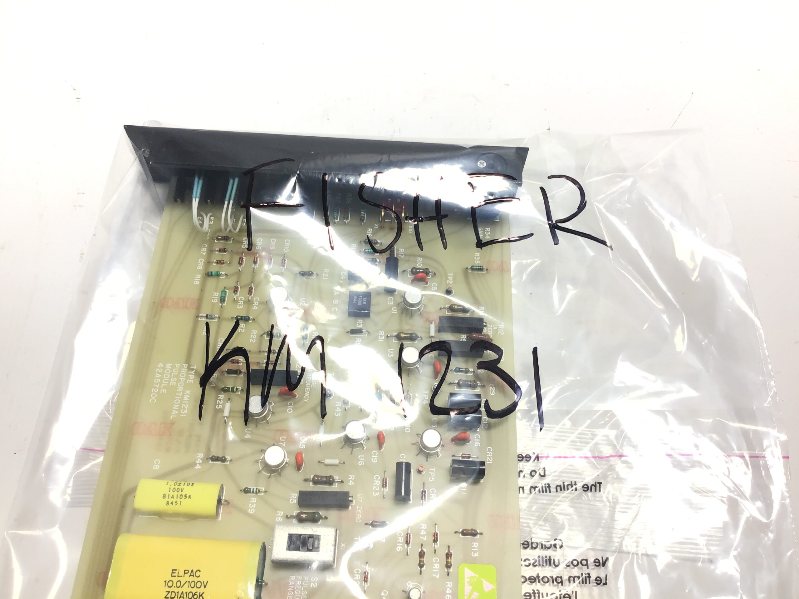 Fisher Controls KM1231 Proportional Pulse Module PCB 42A57220C - Image 9