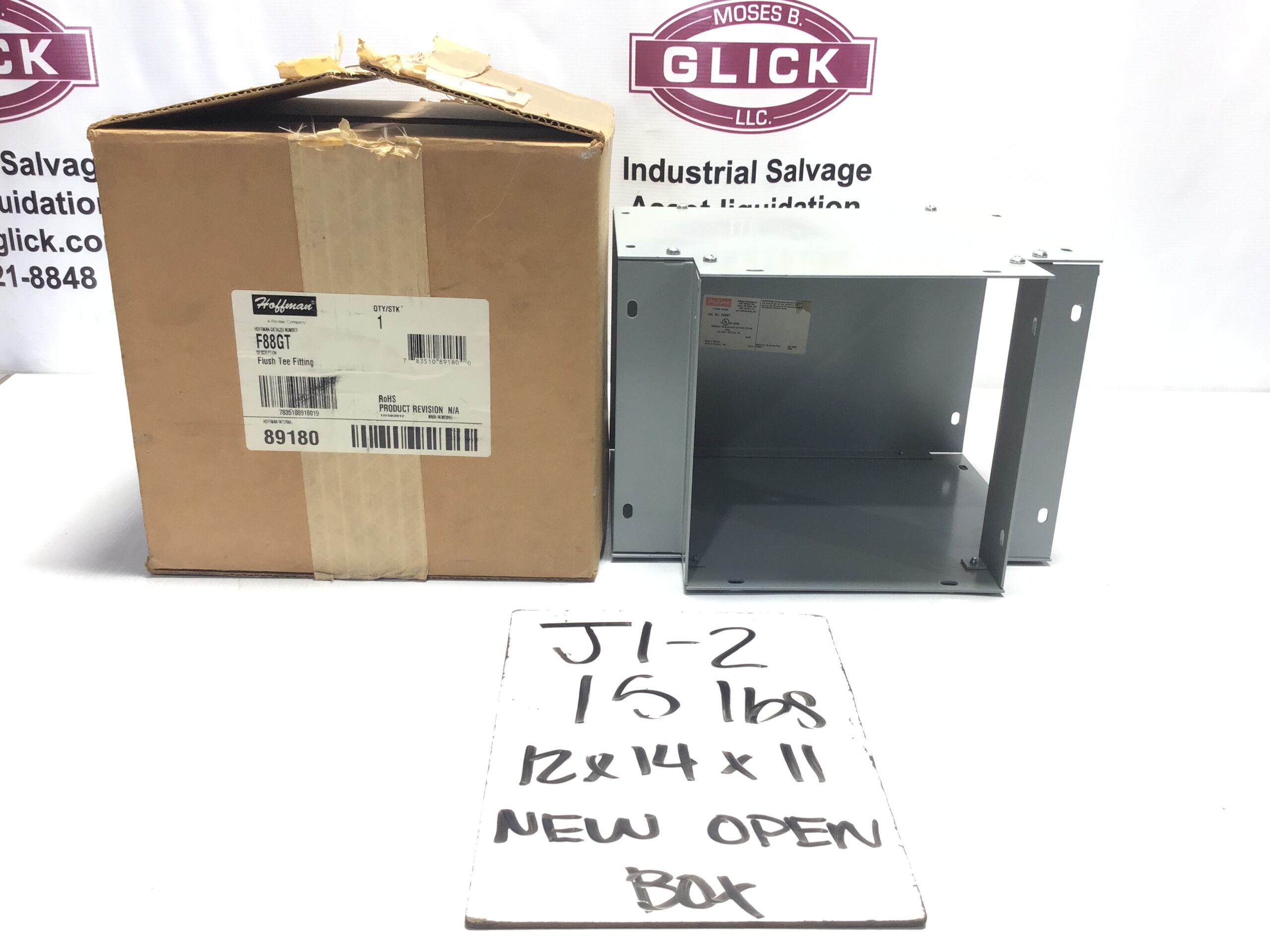 Hoffman F88GT Flush Tee Fitting Steel Wireway / Auxiliary Gutter - Image 7