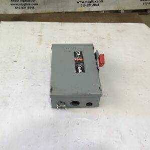 GE 10/TH3361R Heavy Duty Safety Switch Type 3R 30A